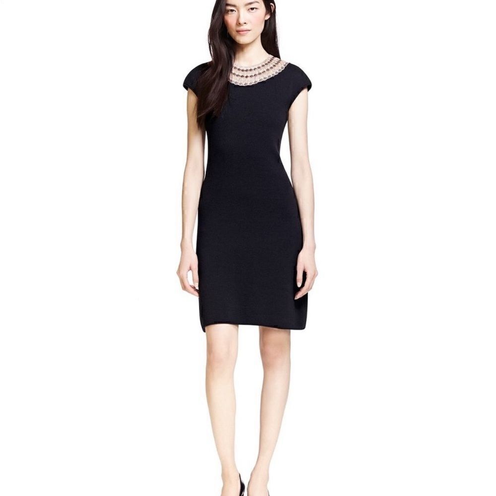 TORY BURCH Daisy Embellished Knit Dress - Picture 5 of 14